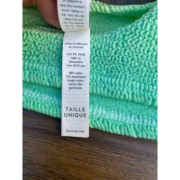 Bound by bond-eye Australia one size green bikini top - Picture 7 of 8